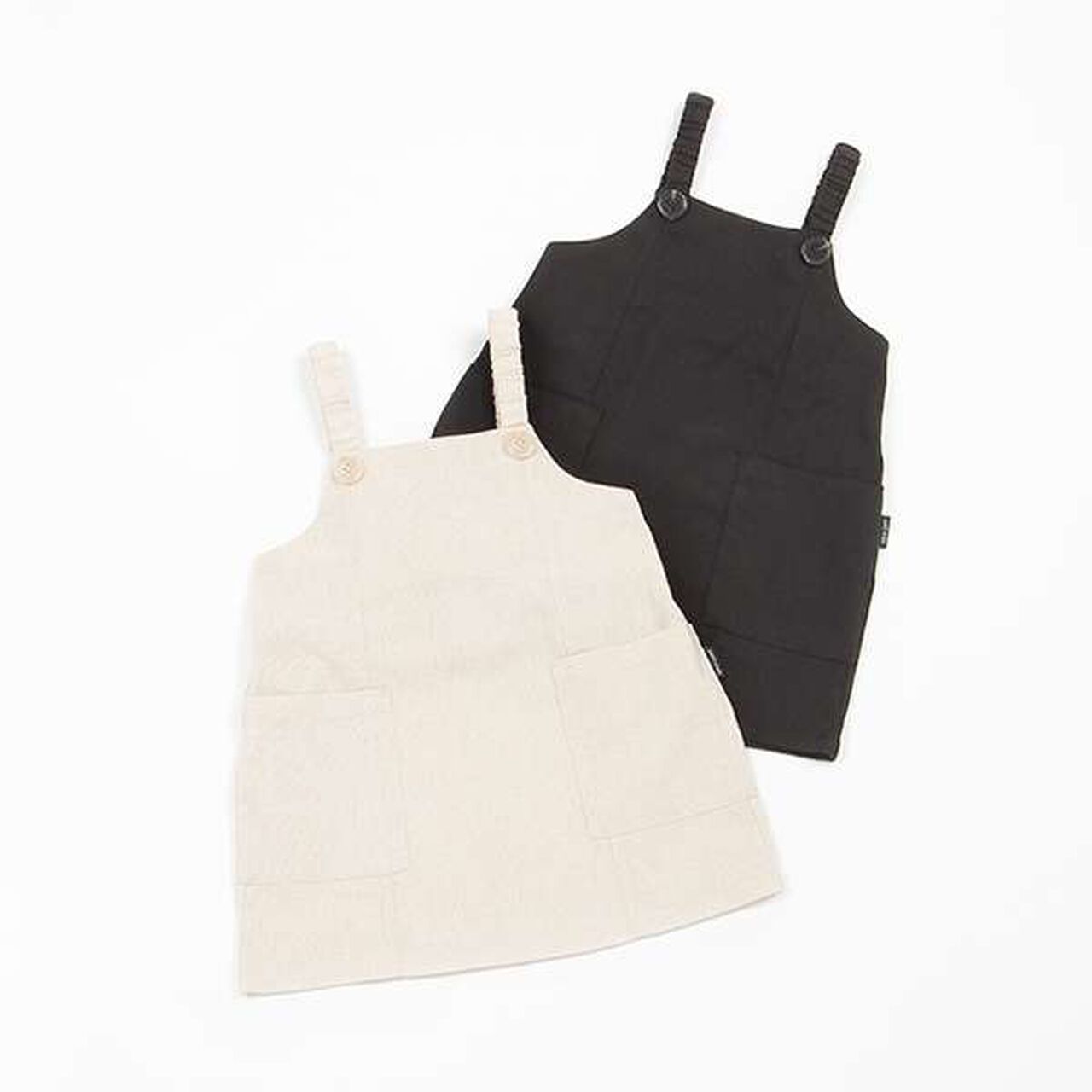 AJUGA Button Jumper Dress (Kids),Black, large image number 13