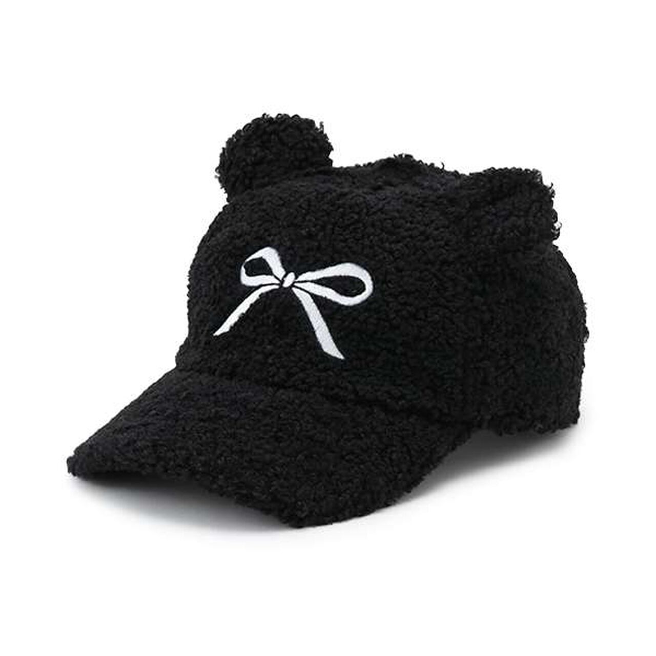 Bear Ear Boa Cap,Off white, large image number 9