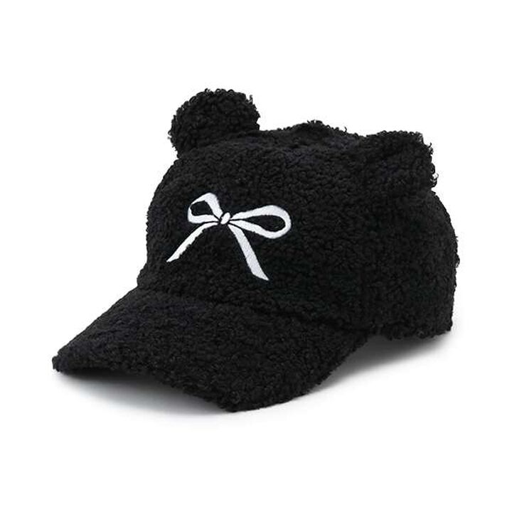 Bear Ear Boa Cap,Off white, medium image number 9