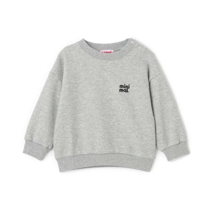 One-Point Fleece Pullover,Top gray, medium image number 12