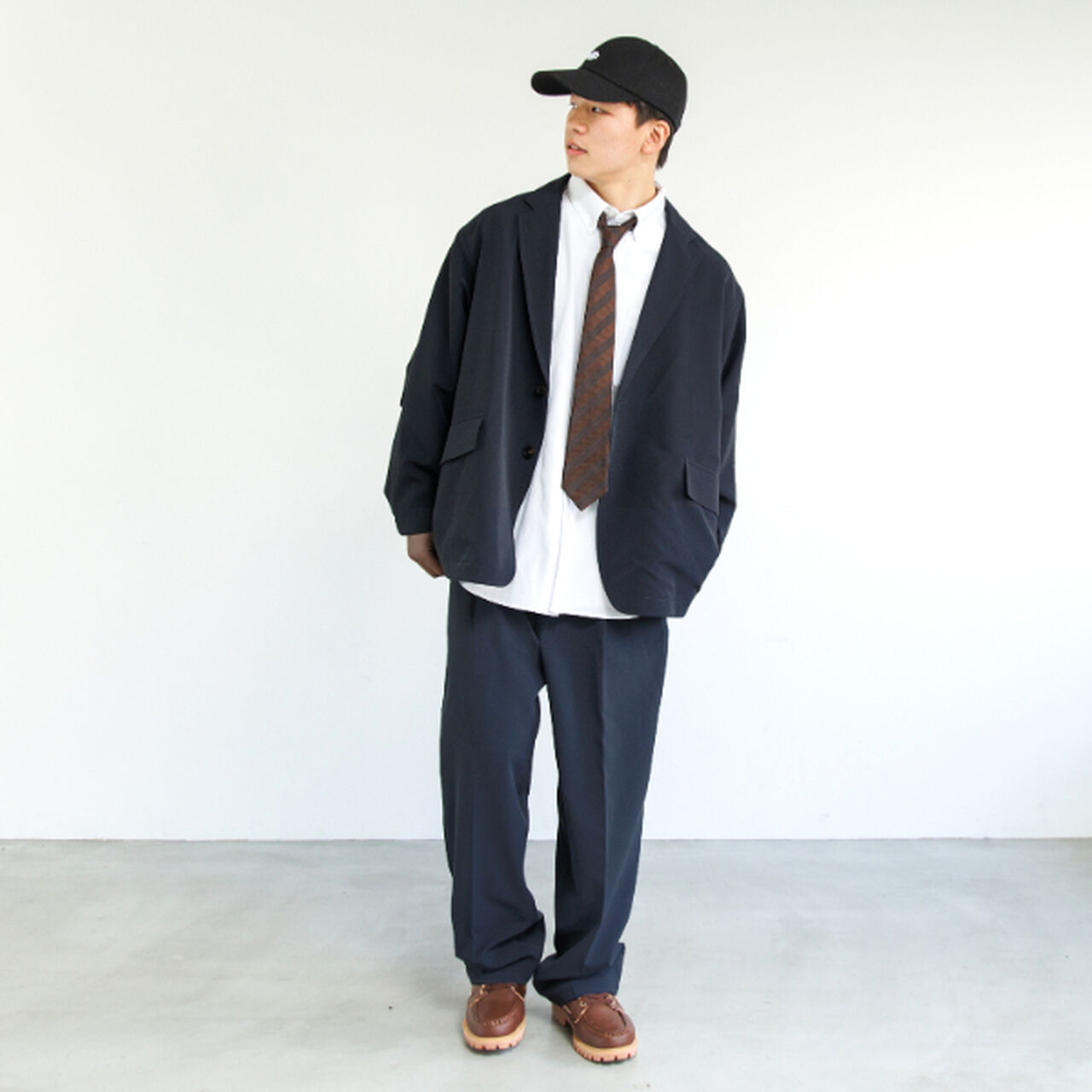 [Set Up Compatible] Utility Tailored Jacket,Navy, large image number 11