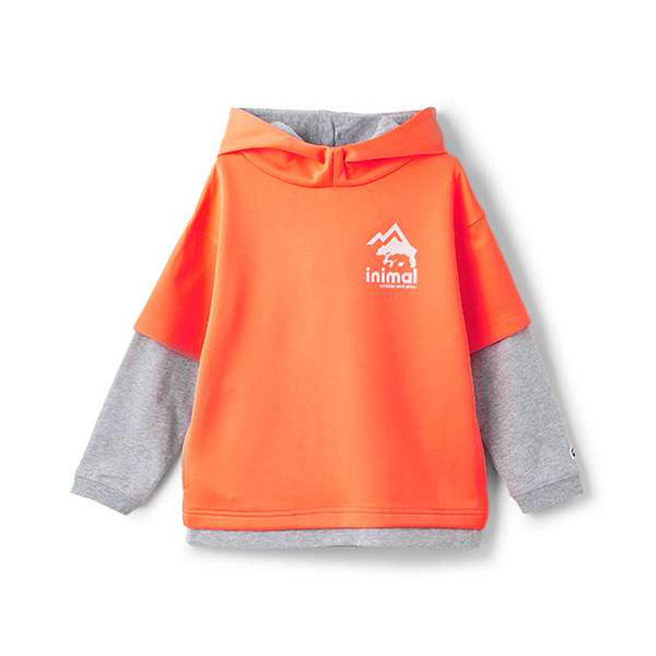 [Water-Repellent] Ponte Fake Layered T Parka,Blue, large image number 3