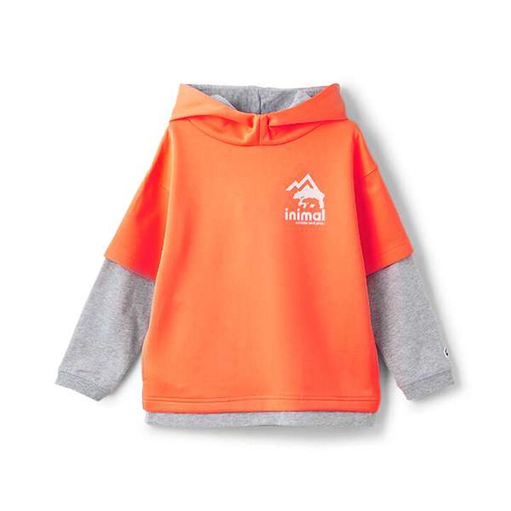 [Water-Repellent] Ponte Fake Layered T Parka,Blue, medium image number 3