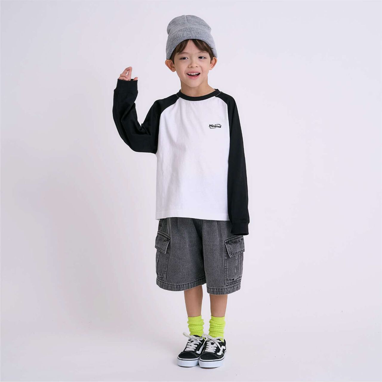 Denim Half Pants,Blue, large image number 1