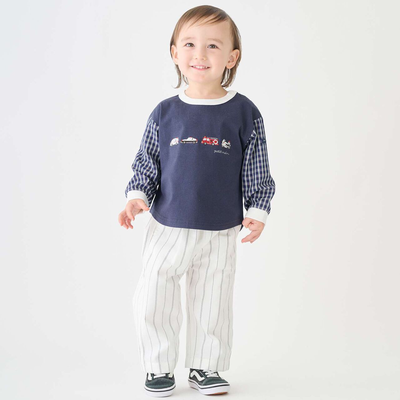 Working Vehicle Long-Sleeve T-Shirt,Off white, large image number 3