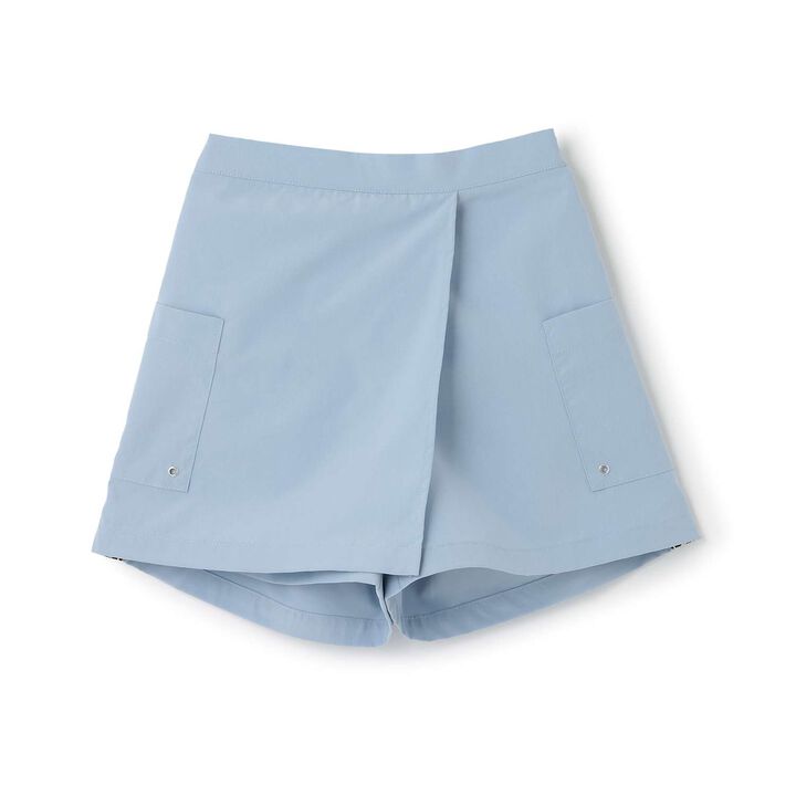 [Land and Water Use] Wrap Skirt Shorts,Black, medium image number 10