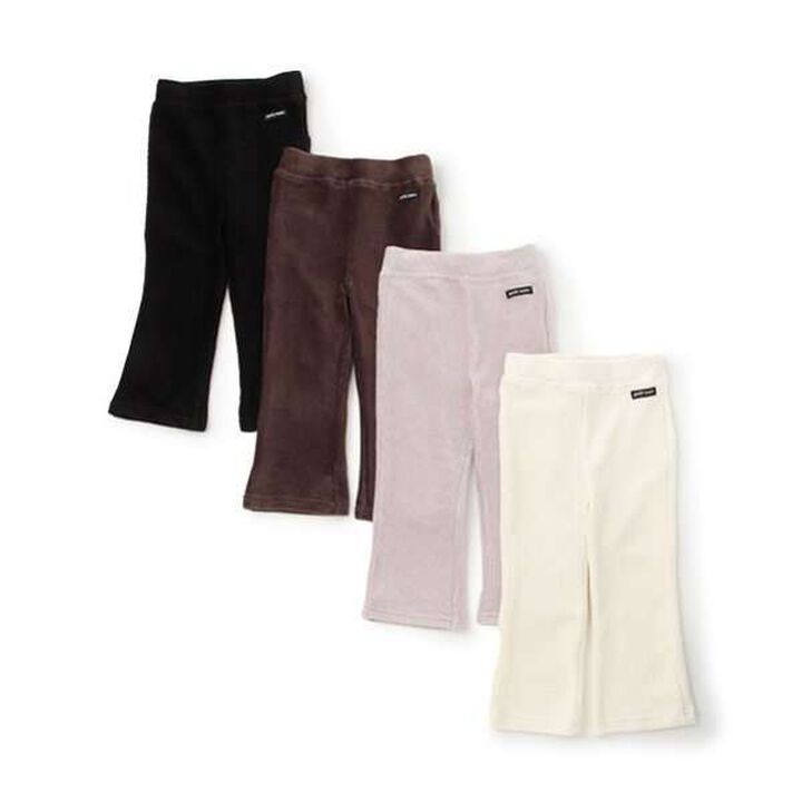 Cut Cord Flare Pants,Black, medium image number 7