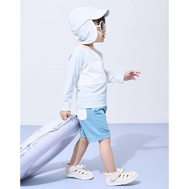 [SWIM] Bi-Color Outfit Set Swimwear for Boys,Navy, medium image number 1