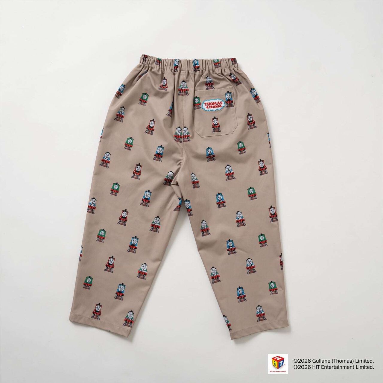 Thomas the Tank Engine All-Over Pattern Pants,Beige, large image number 2