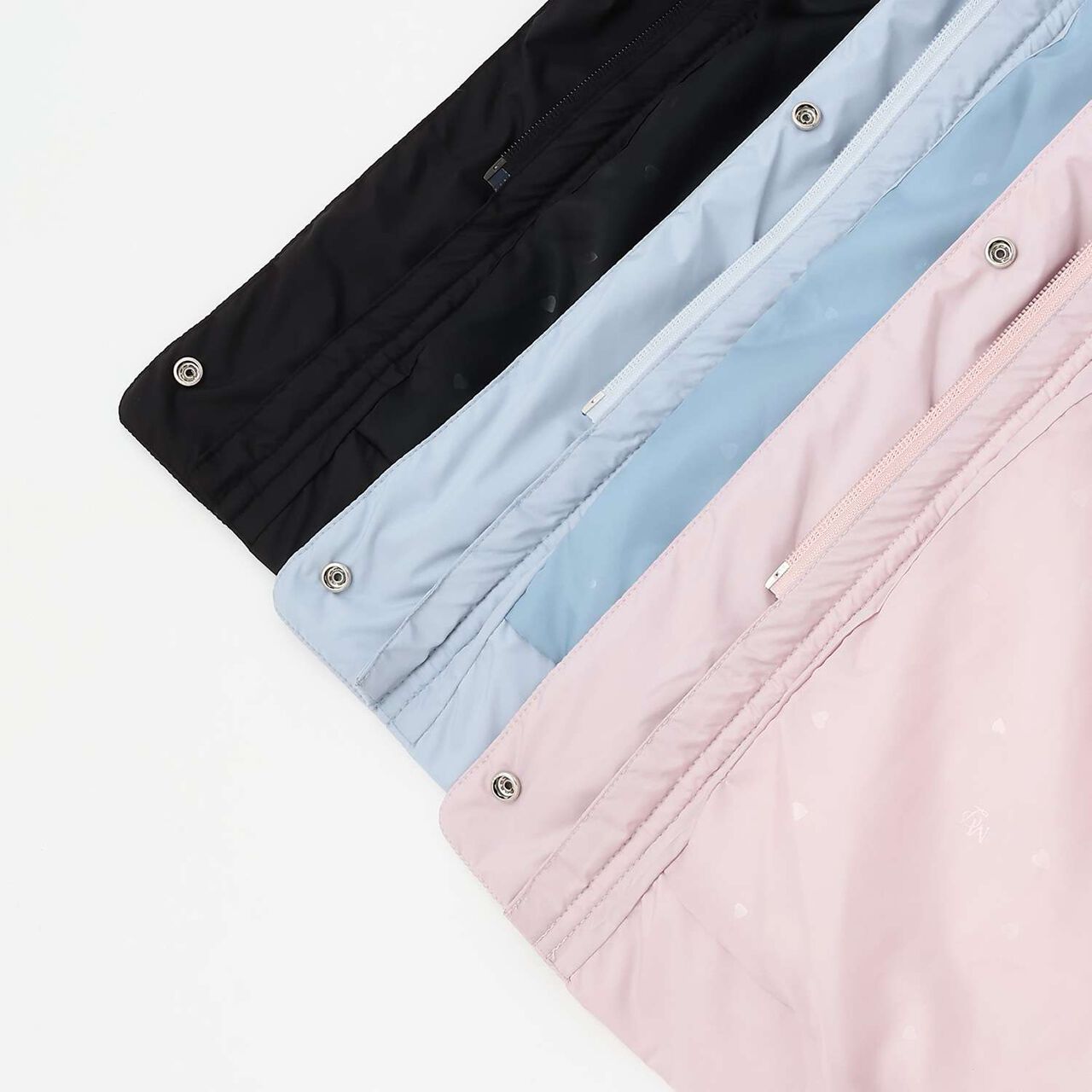 Water-Repellent Ribbon Belt Long Down with Beautiful Silhouette,Pink, large image number 10