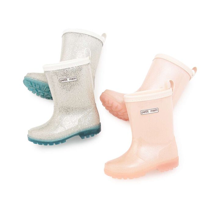 Shiny Rain Boots,Silver, medium image number 8