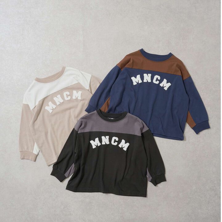 [MNCM] Bi-Color Big T-Shirt (Kaiteki Tenjiku),Navy, medium image number 11