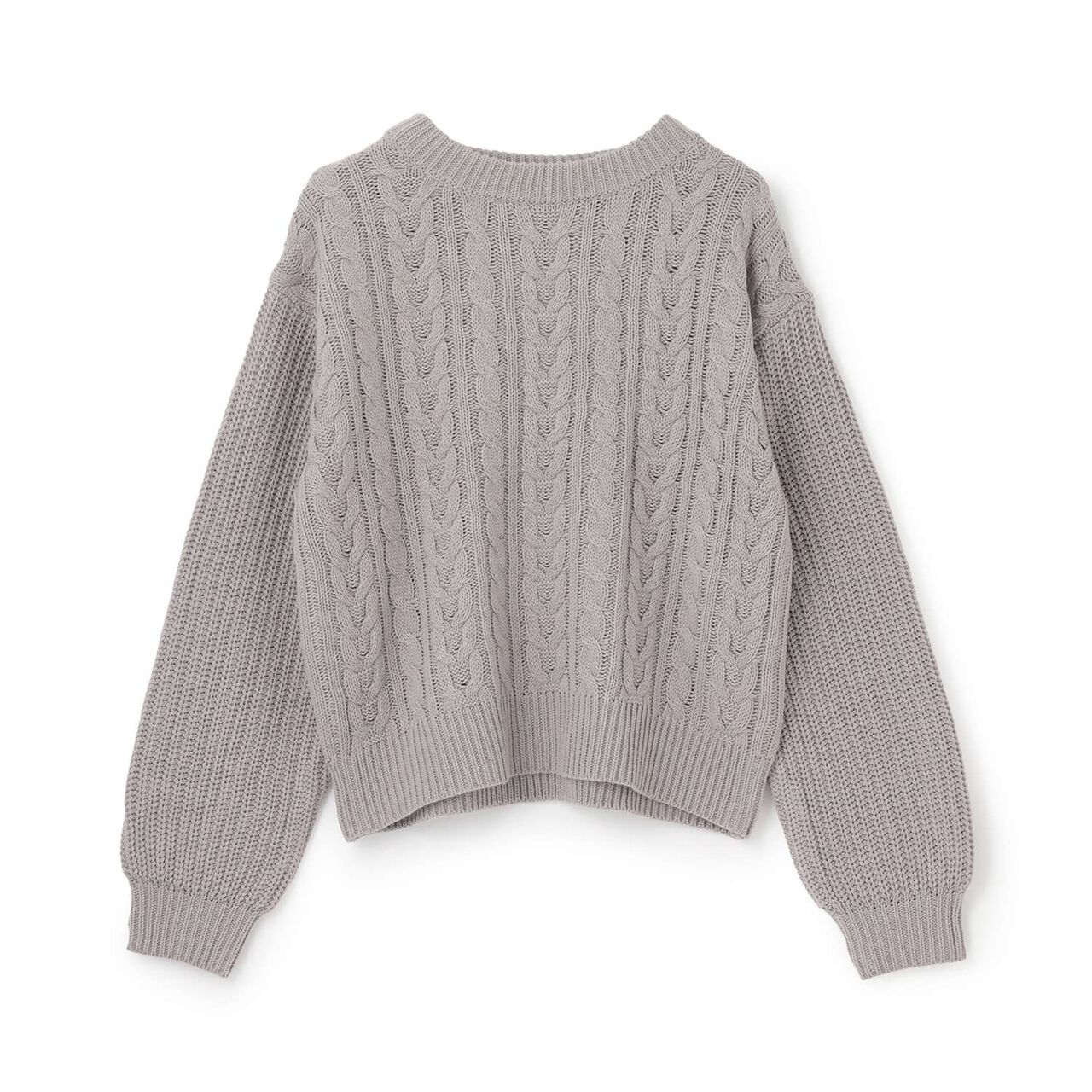 [GOOD PRICE] Cable Knit Pullover,Ivory, large image number 8