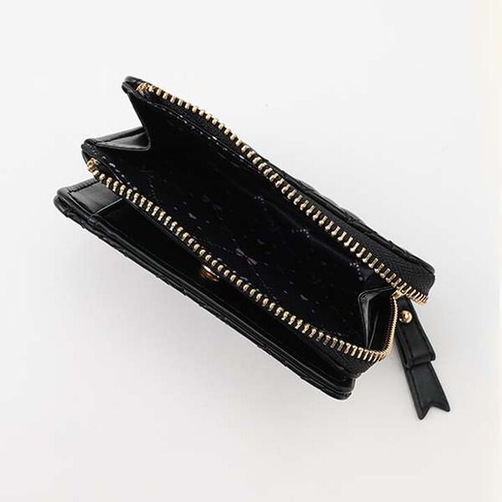 Heart Quilt Frill Wallet,Light pink, medium image number 6