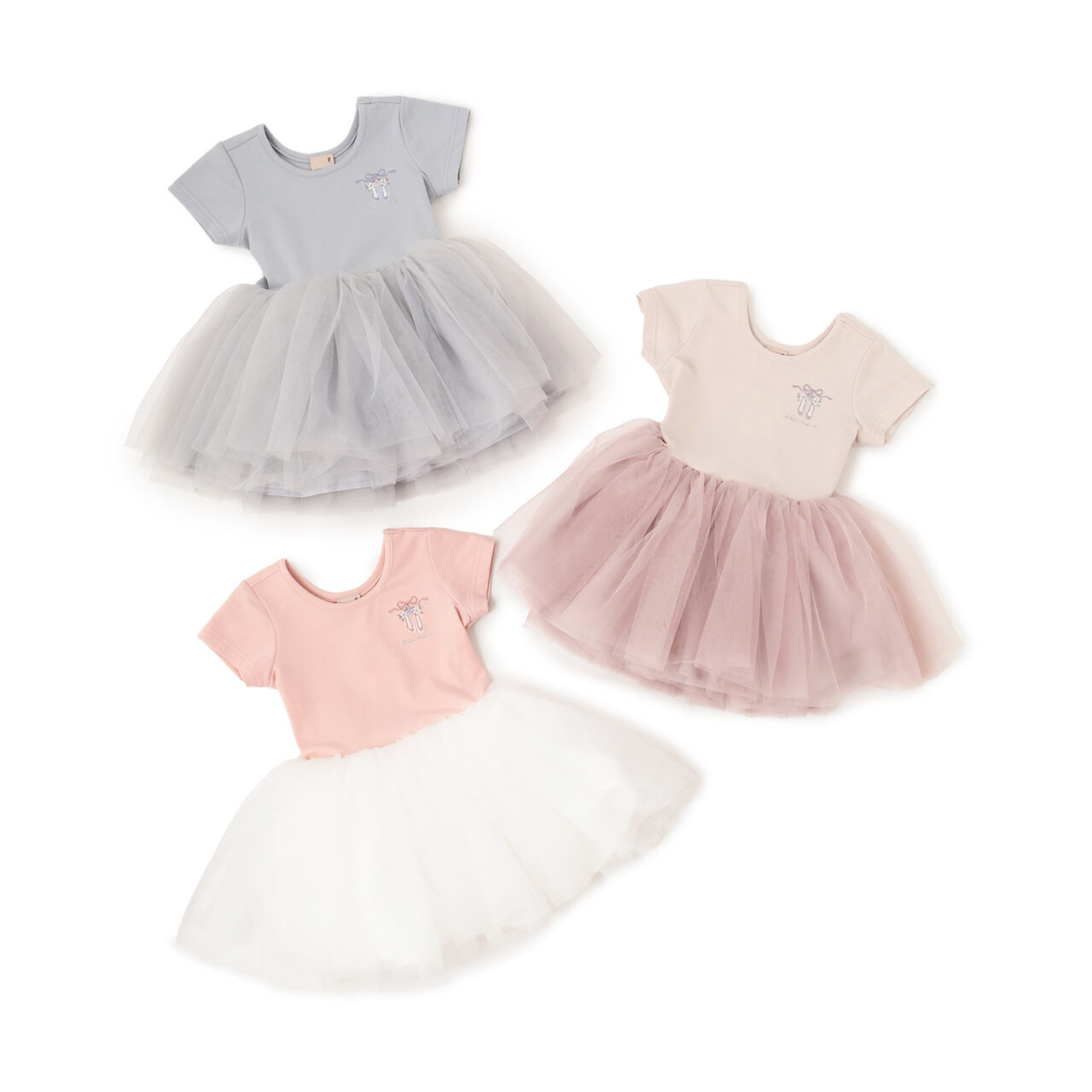 Ballet Tulle One-Piece Dress,Light blue, large image number 14