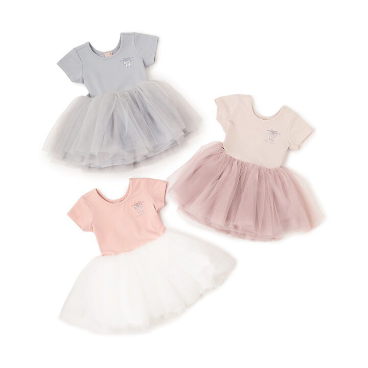 Ballet Tulle One-Piece Dress,Light blue, medium image number 14