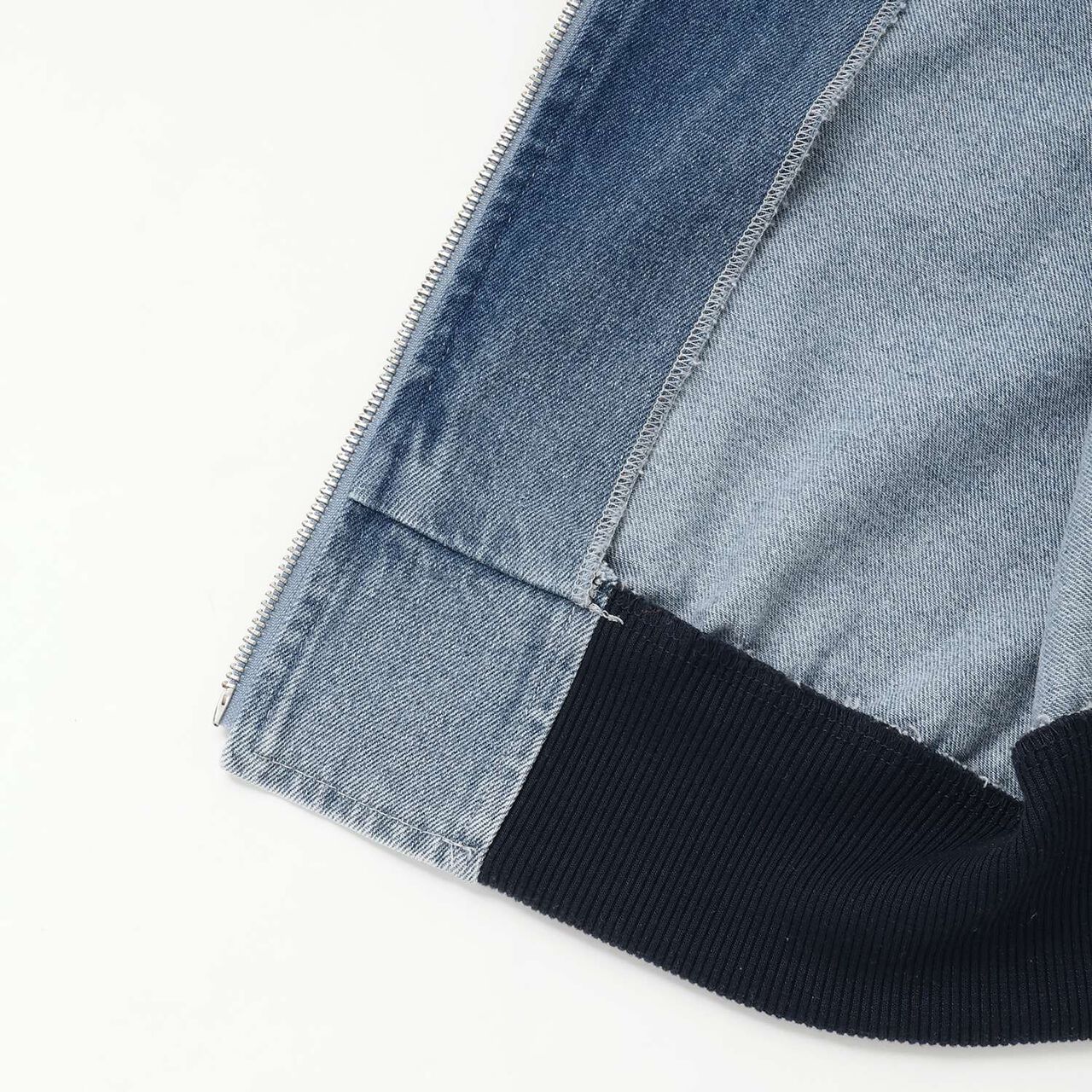 Denim Zip Setup,Blue, large image number 6