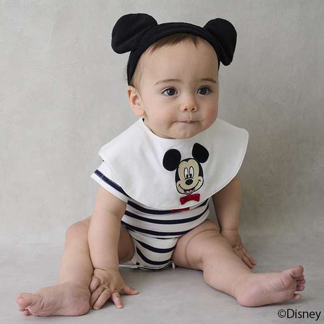 [Disney] Headband Romper,Yellow, large image number 4
