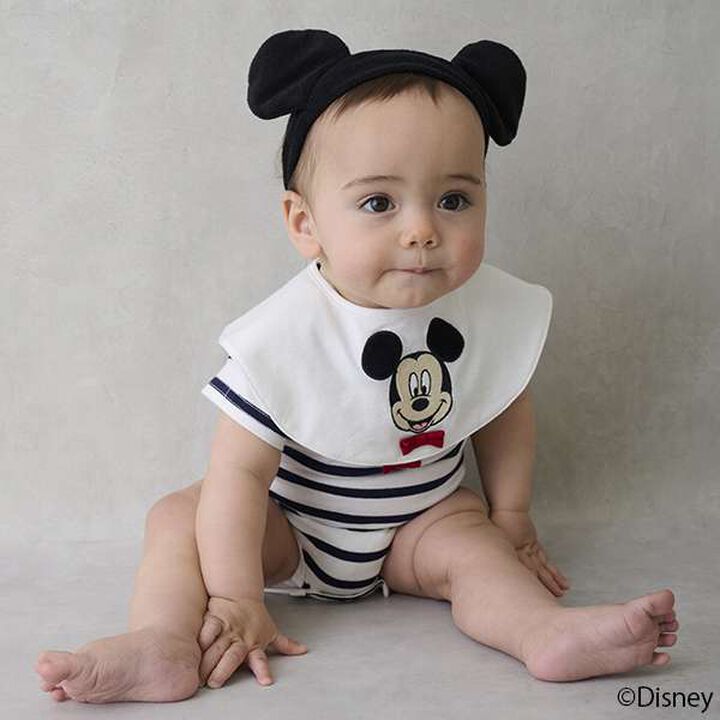 [Disney] Headband Romper,Yellow, medium image number 4