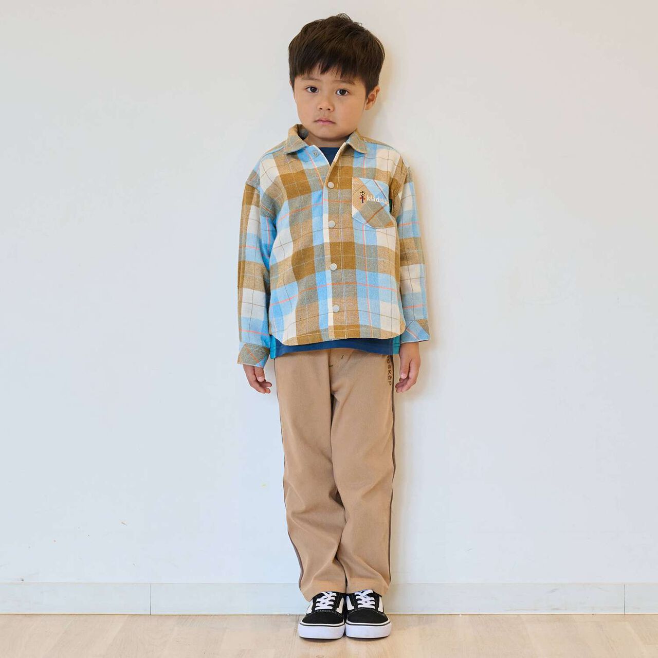 Logo + Side Line Long-Length Painter Pants,Charcoal gray, large image number 13