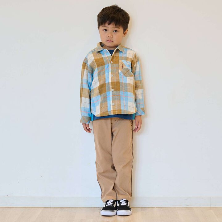 Logo + Side Line Long-Length Painter Pants,Charcoal gray, medium image number 13