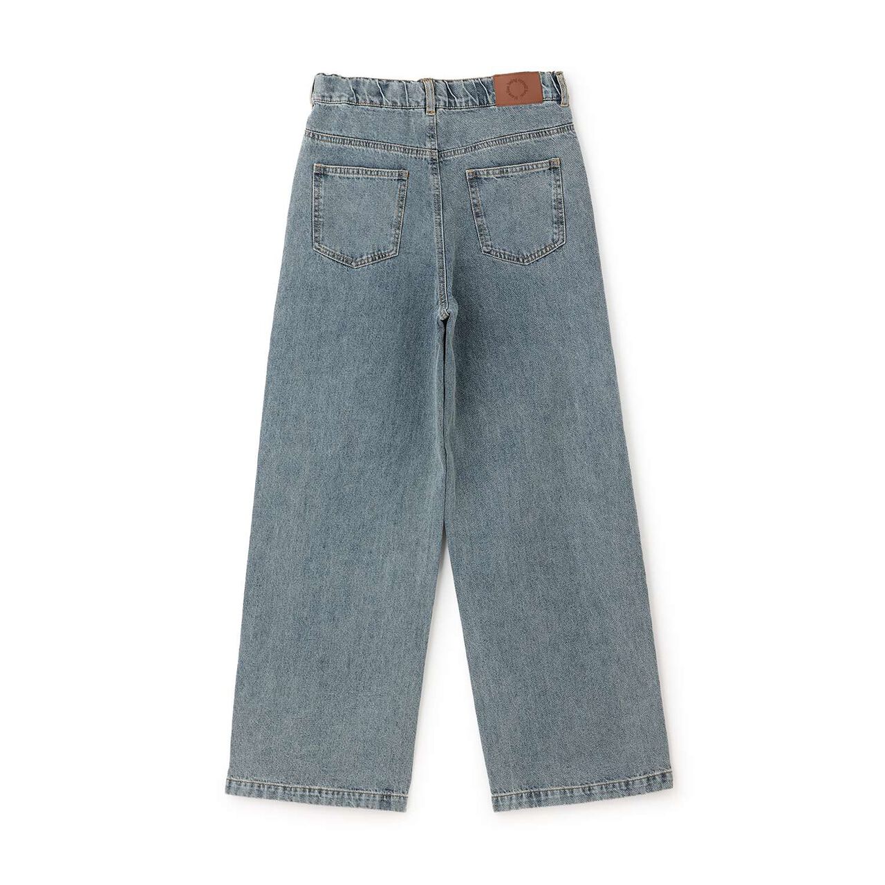 Stylish Stone Denim Pants,Blue, large image number 18