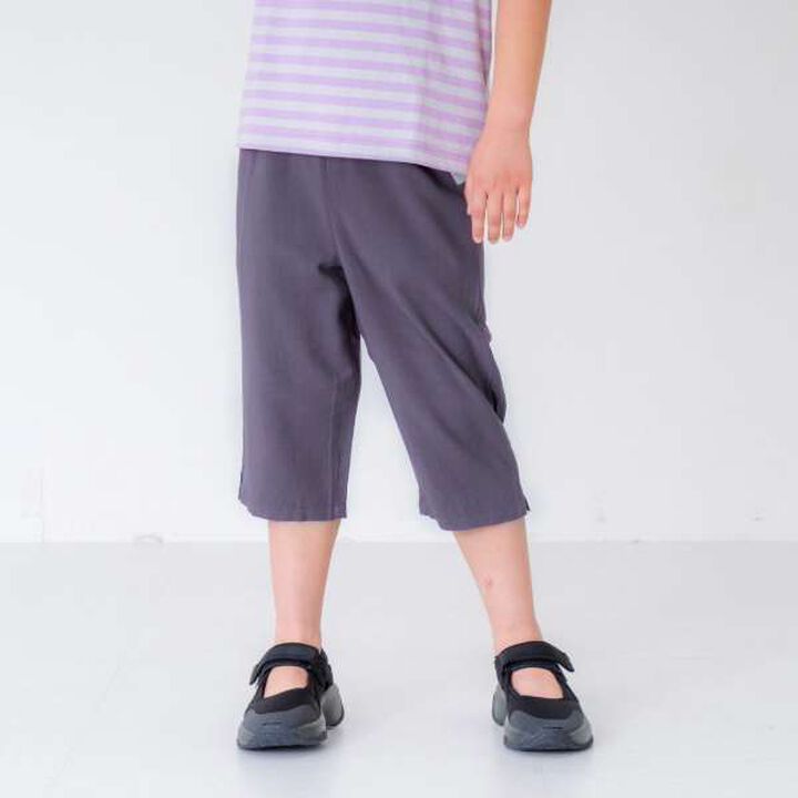 [Cool Touch] Relaxed One-Mile 7/8 Pants,Charcoal gray, medium image number 0