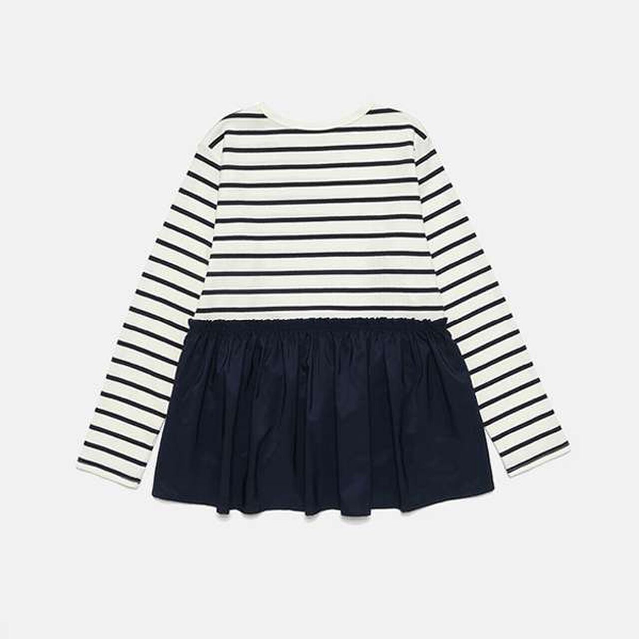 [Link] Ribbon Peplum Long T-Shirt,Lavender, large image number 1