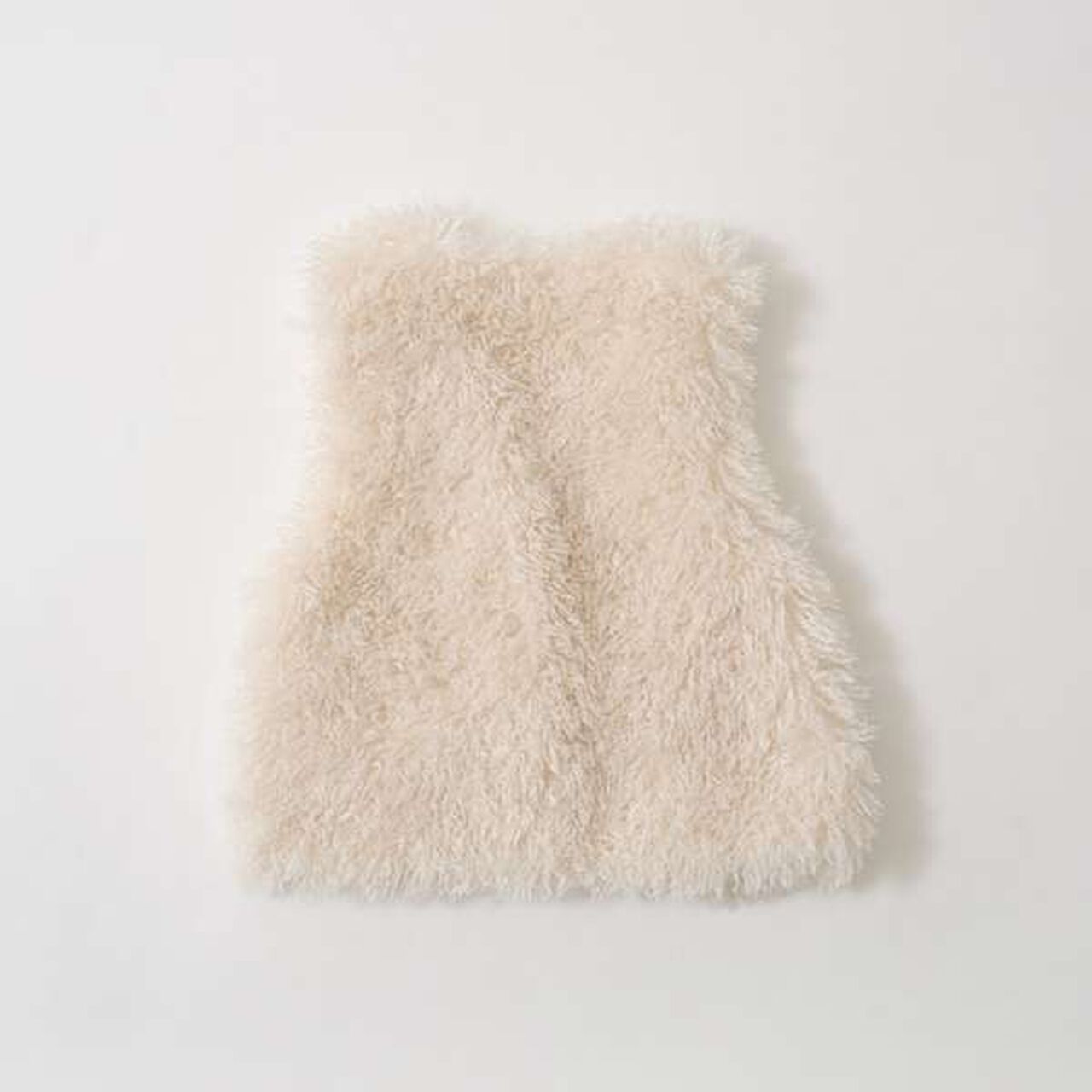 Fluffy Soft Fur Vest,Charcoal gray, large image number 9