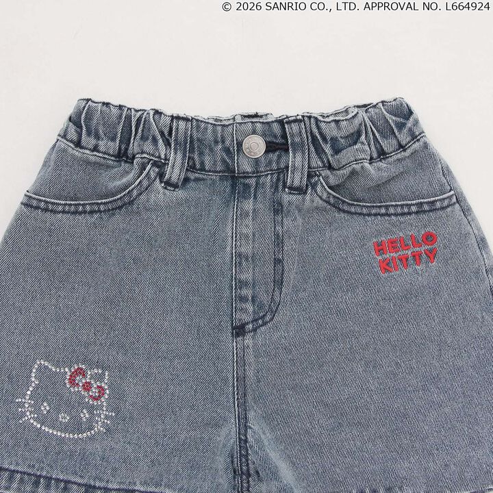[Sanrio Characters] Denim Shorts,Black, medium image number 17