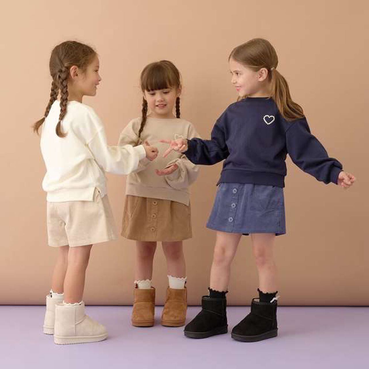 Heart Pocket Corduroy Skirt Pants,Moss green, large image number 11