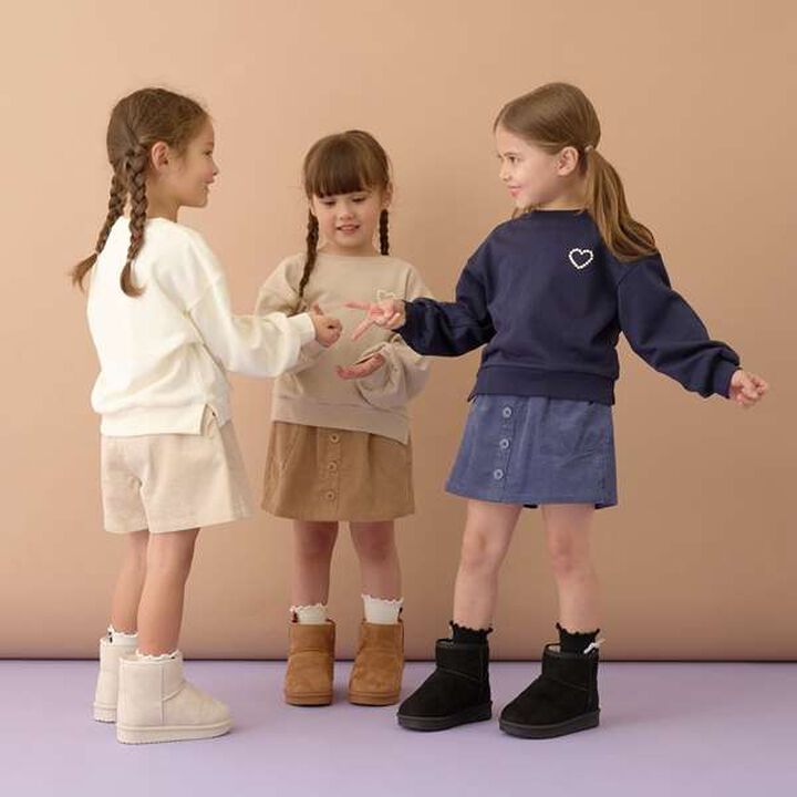 Heart Pocket Corduroy Skirt Pants,Moss green, medium image number 11