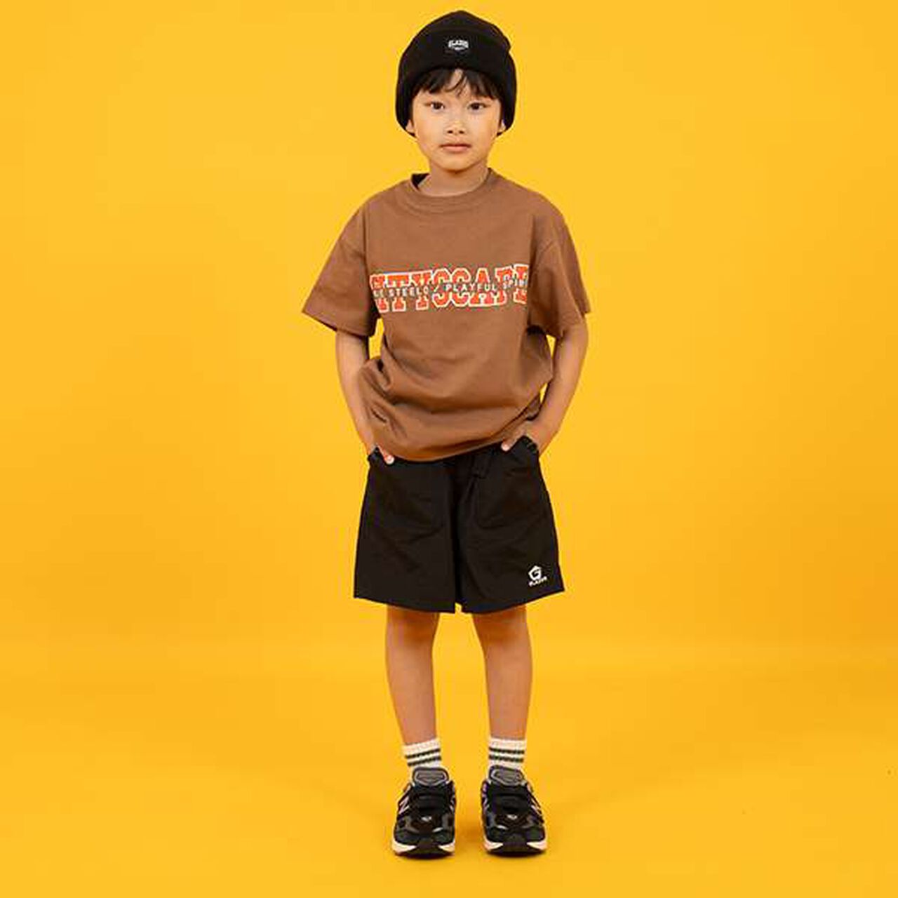 [SKIT0LY][Cool Touch] High Cool Cotton Original Front Print Short Sleeve T-Shirt,Black, large image number 18