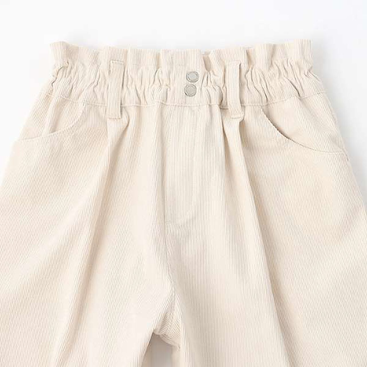 Corduroy Tapered Pants,Charcoal gray, large image number 2