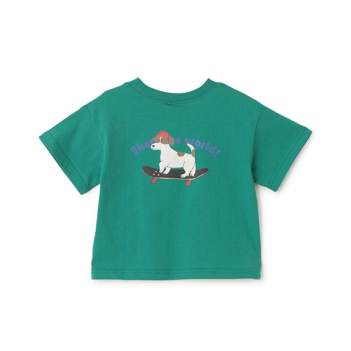 [Affordable/Web Exclusive] Back Print Short Sleeve T-Shirt,Light pink, medium image number 25