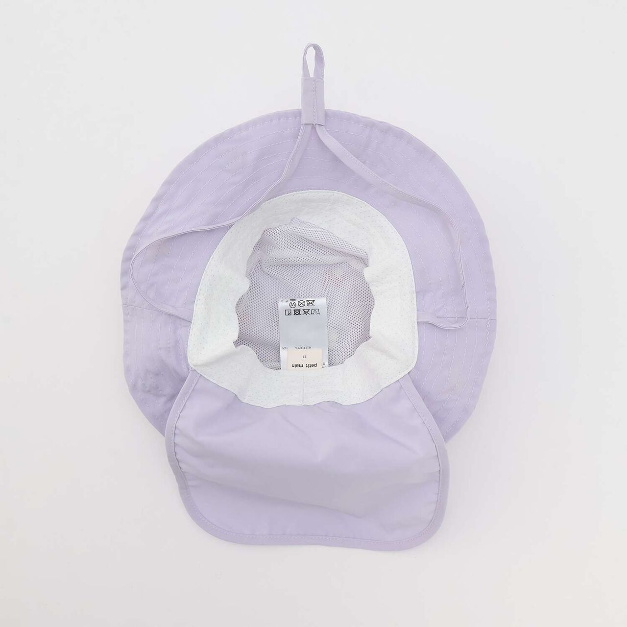 [Heat Shielding] Embroidered Bucket Hat,Sax blue, large image number 10