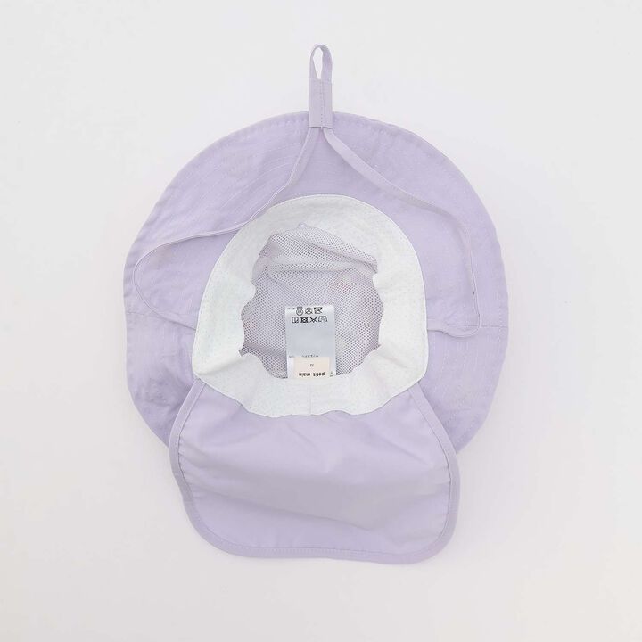 [Heat Shielding] Embroidered Bucket Hat,Sax blue, medium image number 10