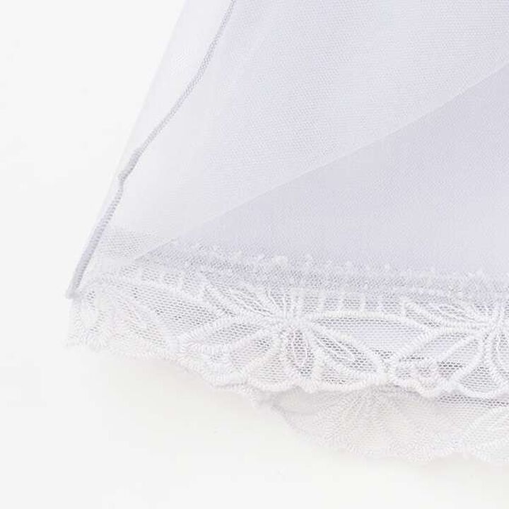 [Link] Sheer Peplum Docking T-Shirt,Off white, medium image number 2