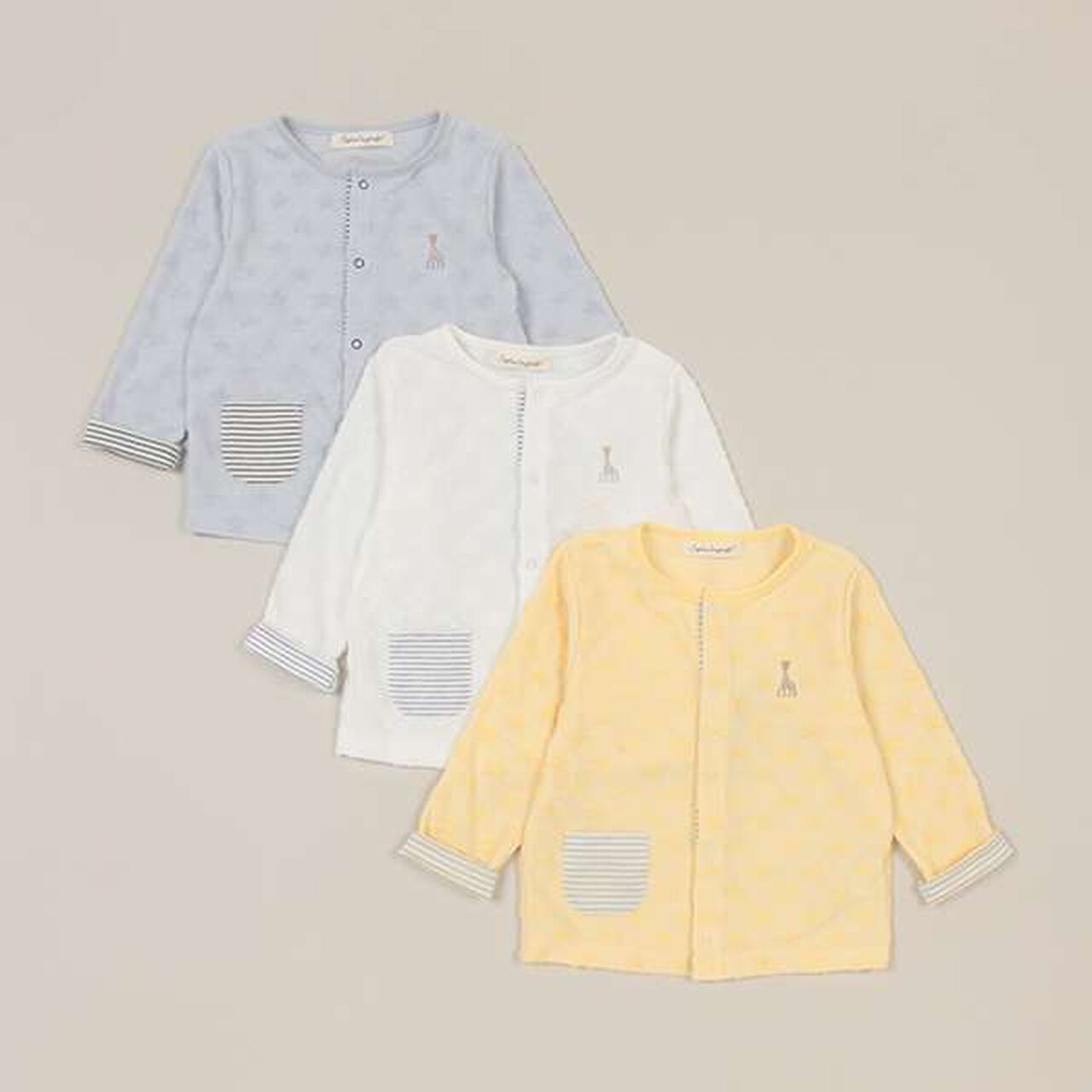 Star Jacquard Pile Cardigan [Made in Japan],Cream, large image number 8