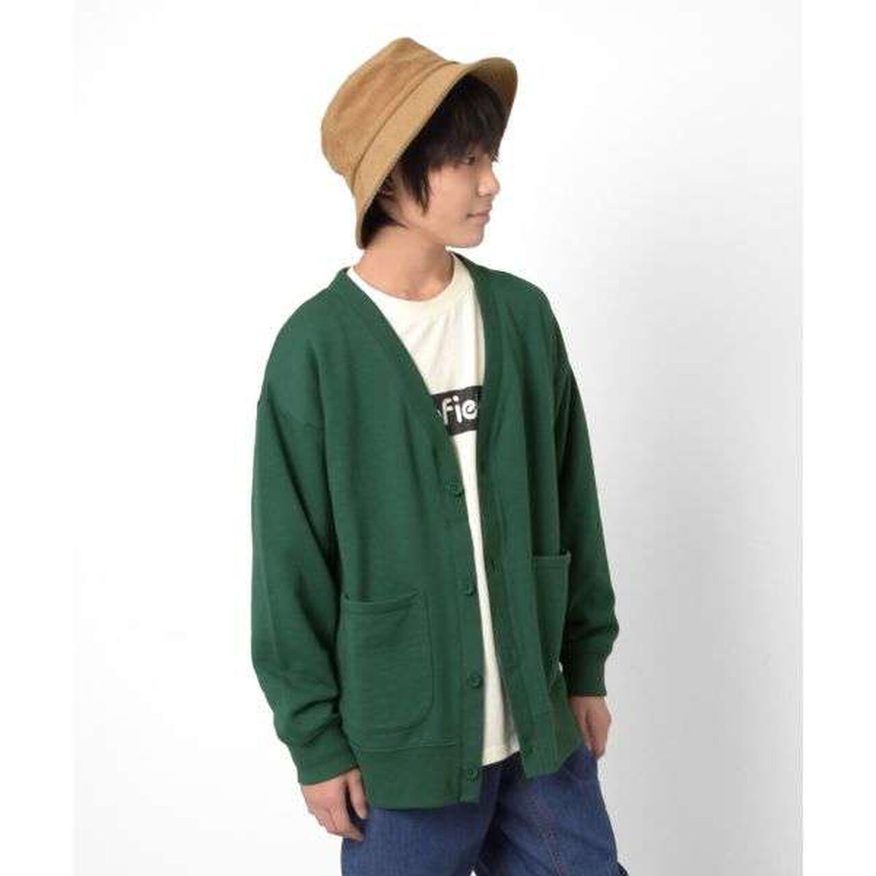 Corduroy Bucket Hat,Charcoal gray, large image number 11