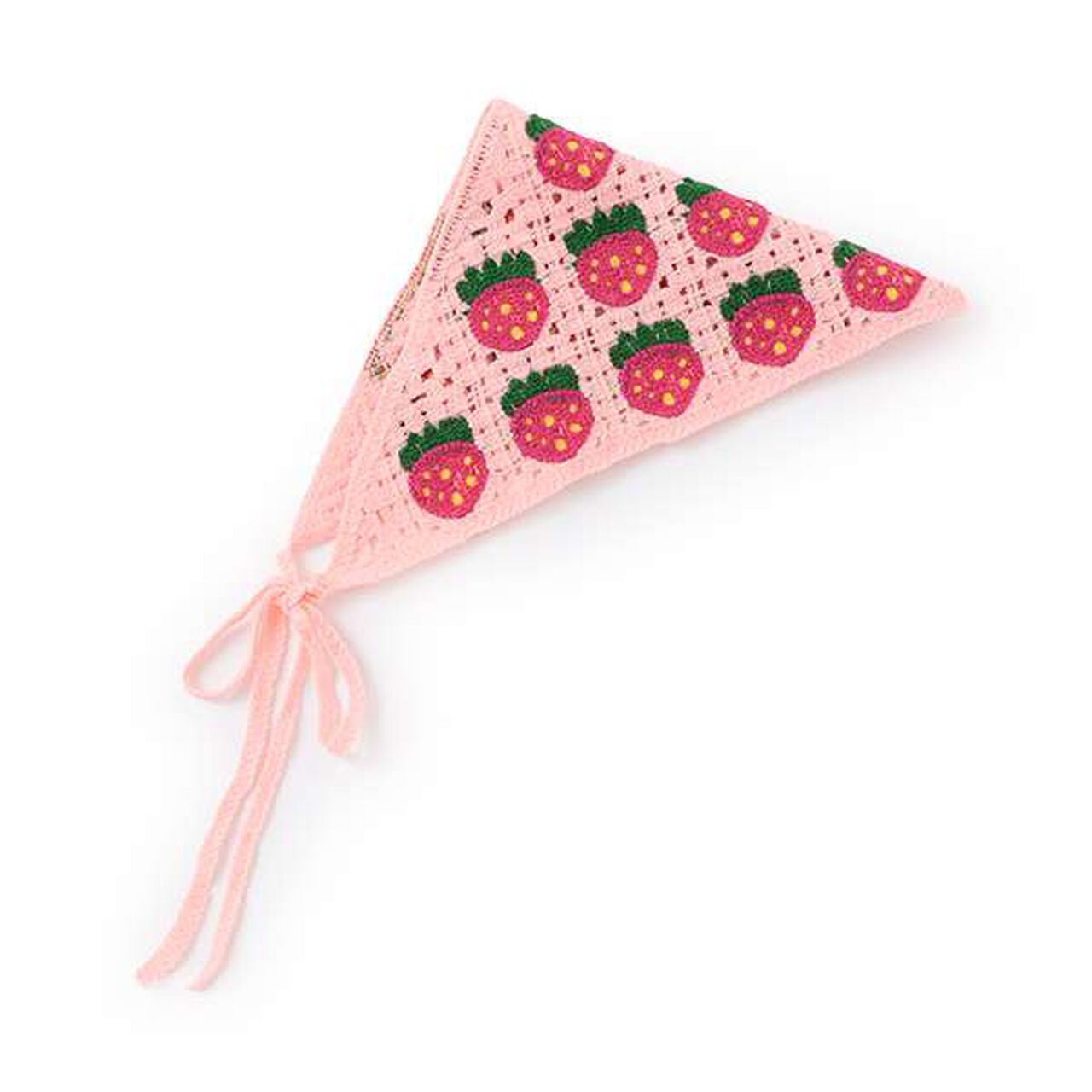 Assorted Black Crochet Babushka,Pink, large image number 1