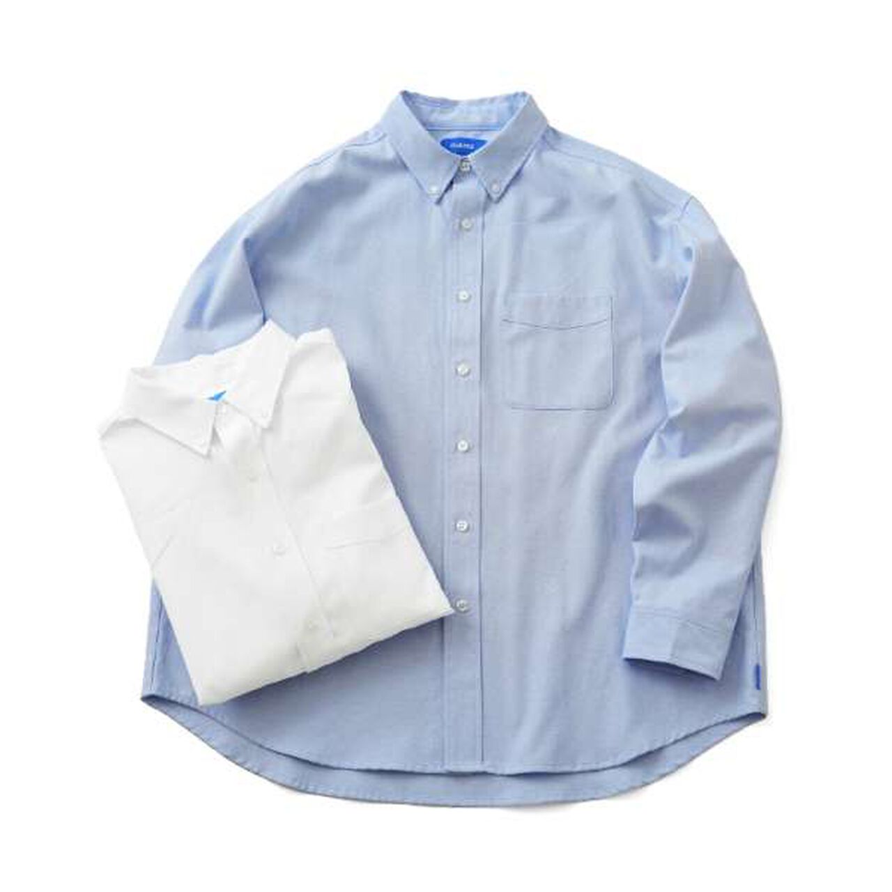 Oxford Button-Down Long-Sleeve Shirt,White, large image number 4
