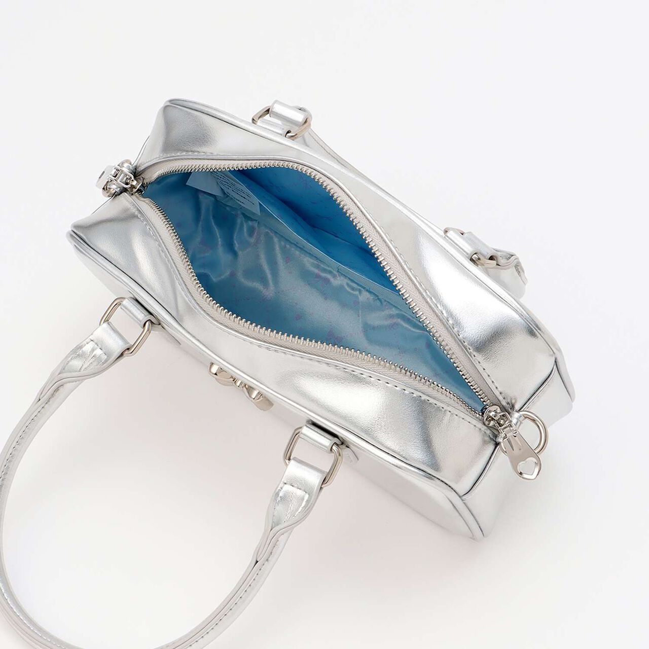 Charm Attached 2 WAY Shoulder Bag,Light pink, large image number 6