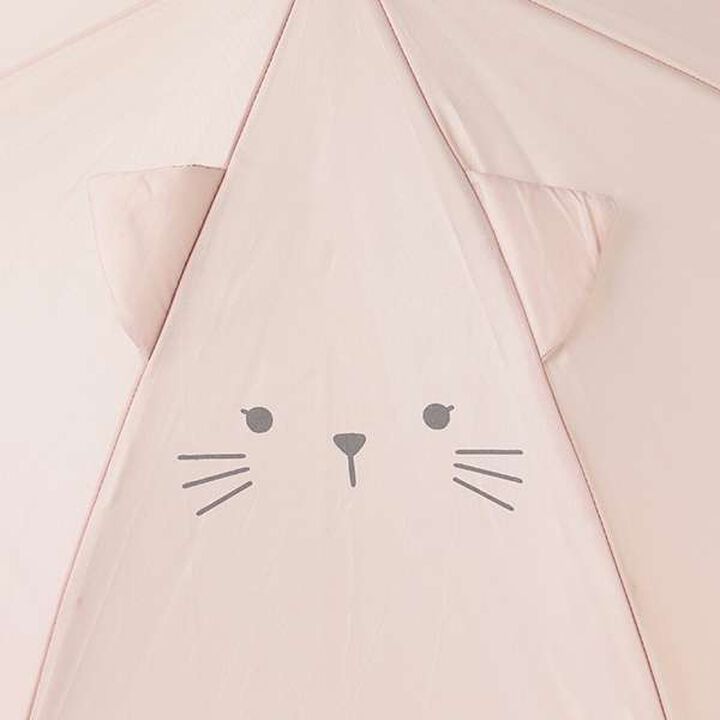 Animal Face Umbrella,Light pink, medium image number 1