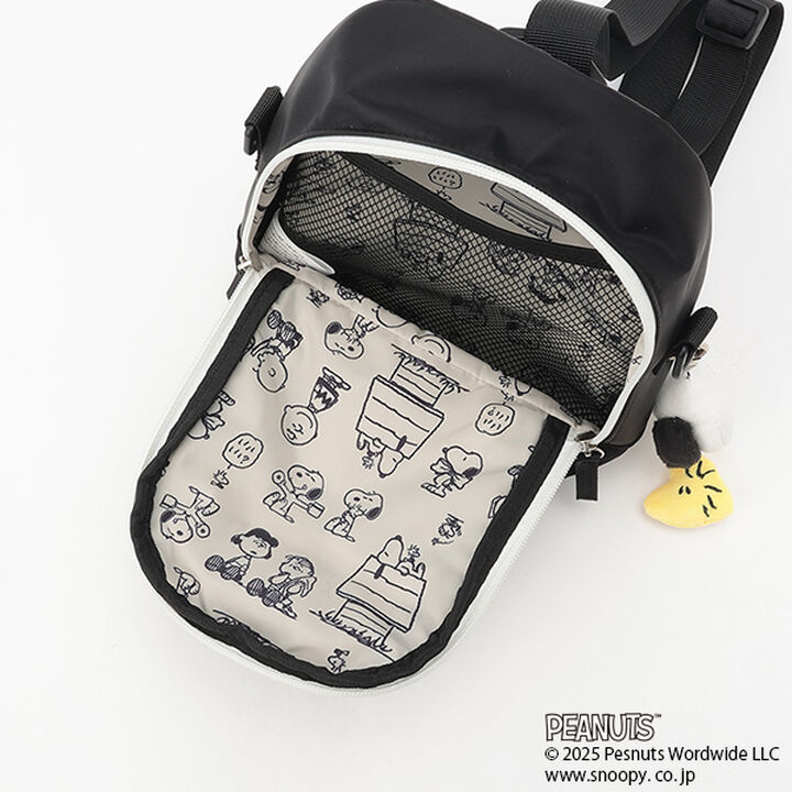 [PEANUTS] Backpack & Shoulder 2 WAY Bag,Black, medium image number 9