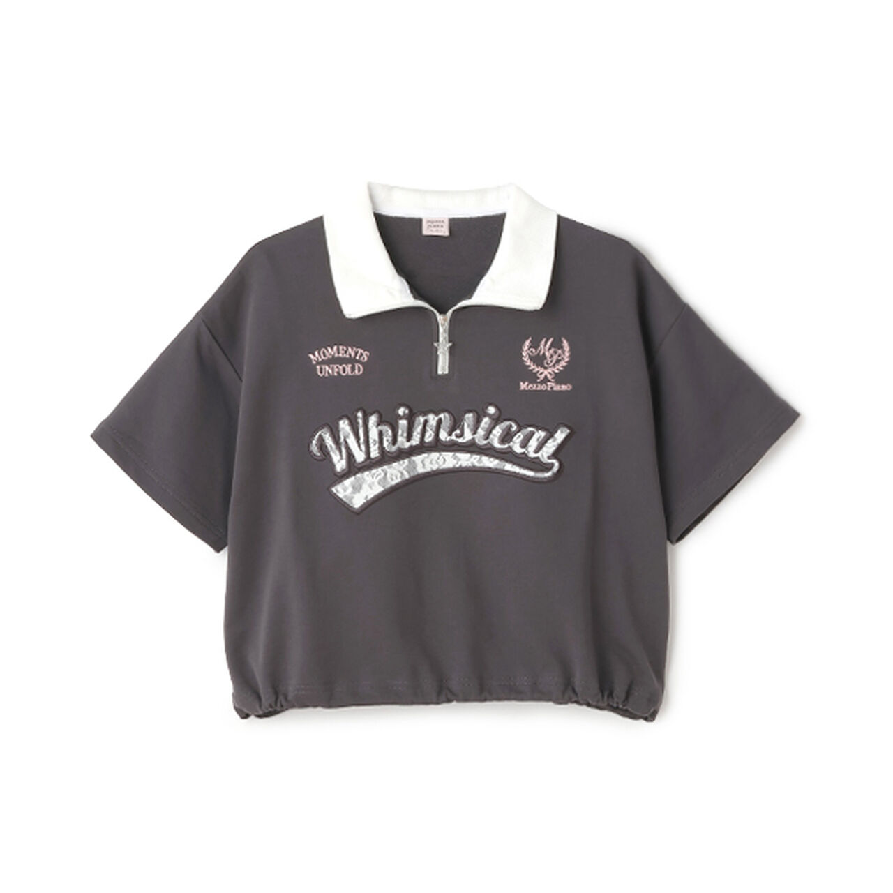 Half-Zip T-Shirt,White, large image number 14