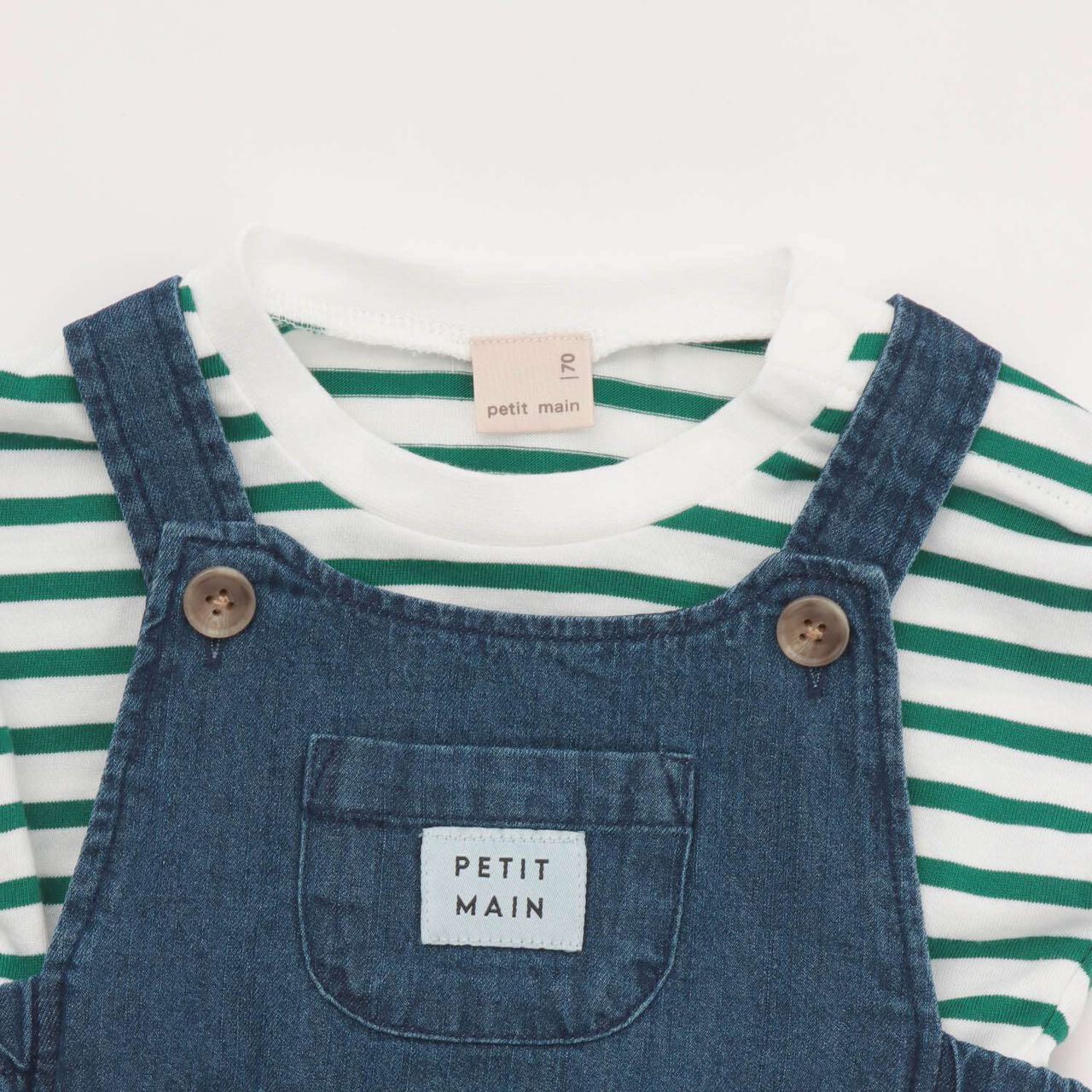 Overalls Outfit Set,Blue, large image number 5