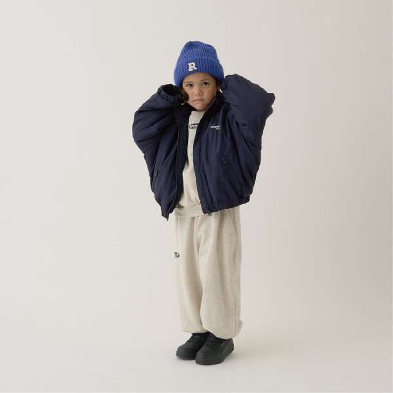 Reversible Oversized 2-Way Jacket,Navy, large image number 17