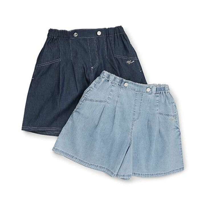 [+SIZE] [GOOD PRICE] Tuck Culottes,Navy, medium image number 11