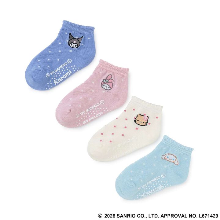 [Sanrio Characters] Short-Length Socks,Sax blue, medium image number 5